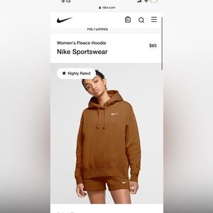 Nike sportswear fleece Hoodie